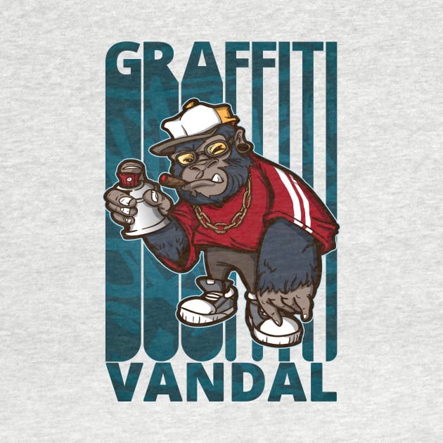 Graffiti Gorilla Vandal. by MadebyTigger